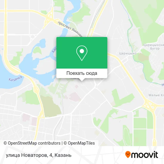 Карта улица Новаторов, 4