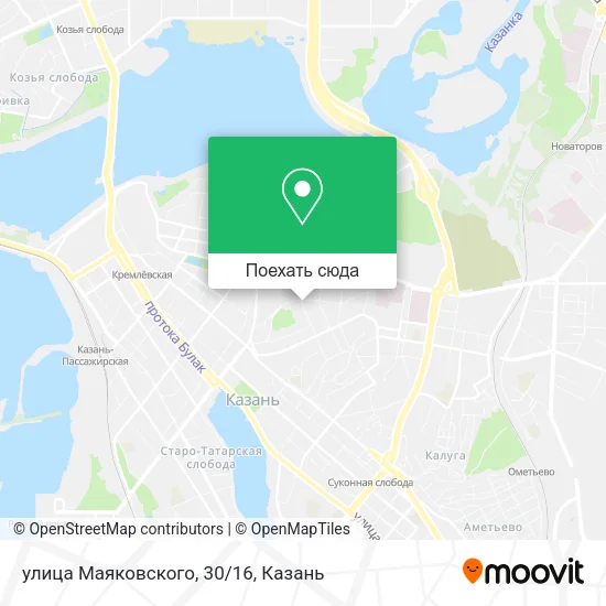 Карта улица Маяковского, 30/16