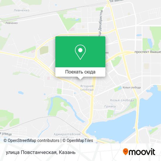 Карта улица Повстанческая