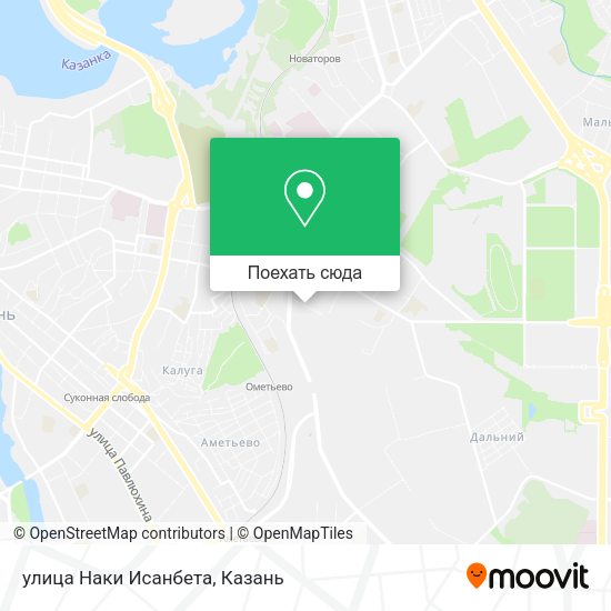 Карта улица Наки Исанбета
