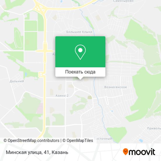 Карта Минская улица, 41