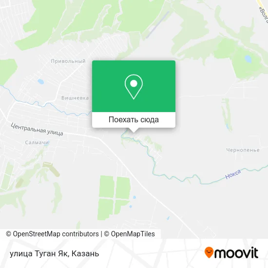 Карта улица Туган Як