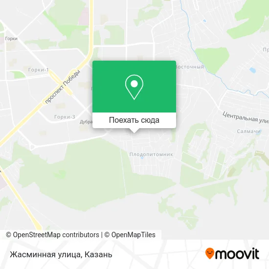 Карта Жасминная улица