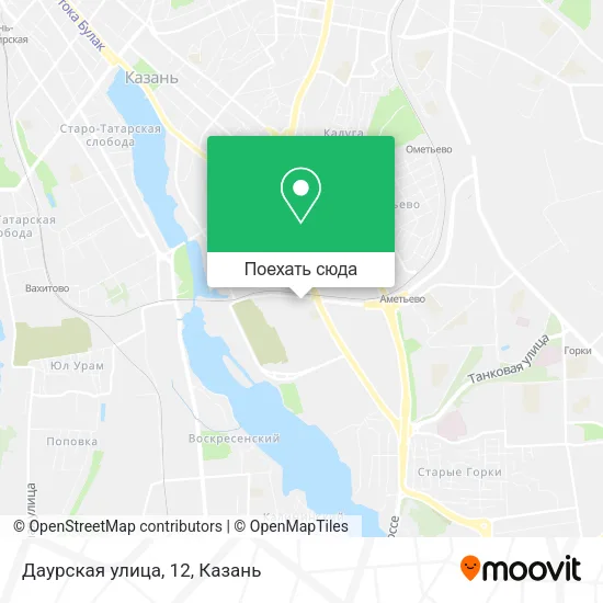 Карта Даурская улица, 12