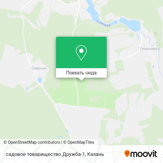 Карта садовое товарищество Дружба-1