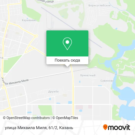 Карта улица Михаила Миля, 61/2