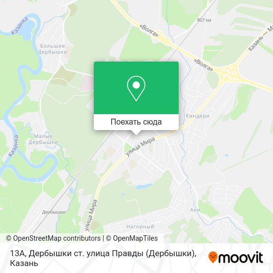 Карта 13А, Дербышки ст. улица Правды