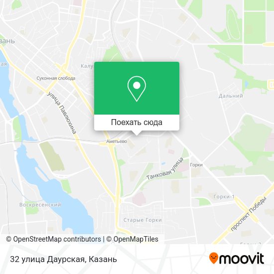 Карта 32 улица Даурская