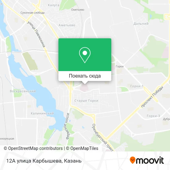 Карта 12А улица Карбышева