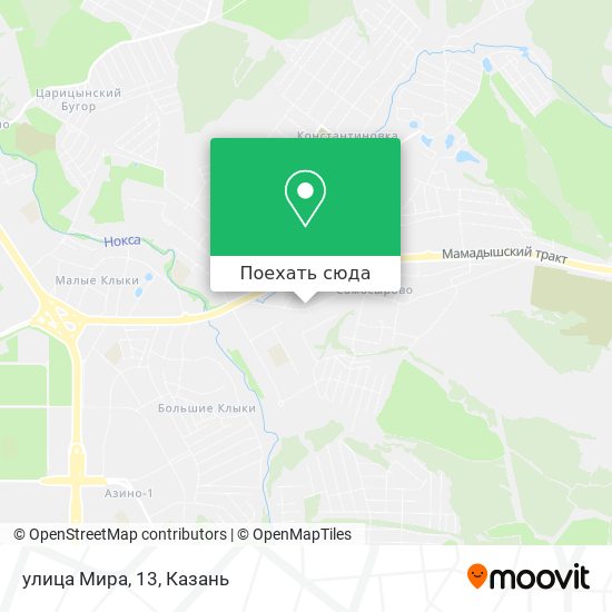 Карта улица Мира, 13
