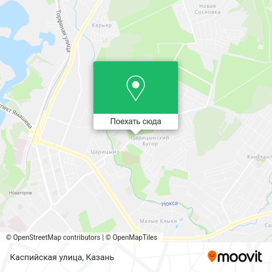 Карта Каспийская улица