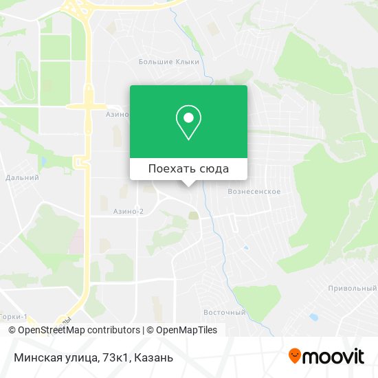 Карта Минская улица, 73к1