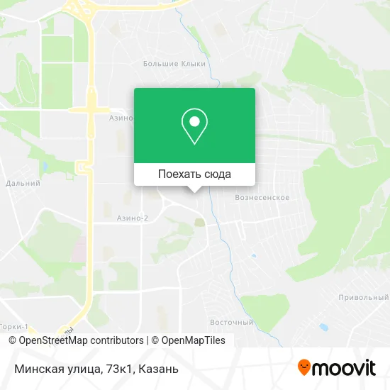 Карта Минская улица, 73к1