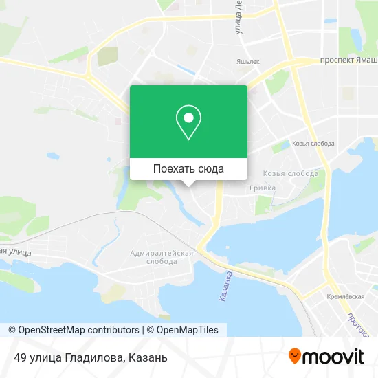 Карта 49 улица Гладилова