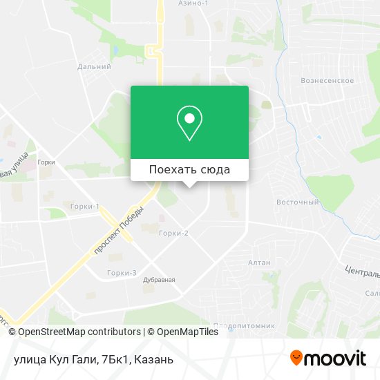 Карта улица Кул Гали, 7Бк1