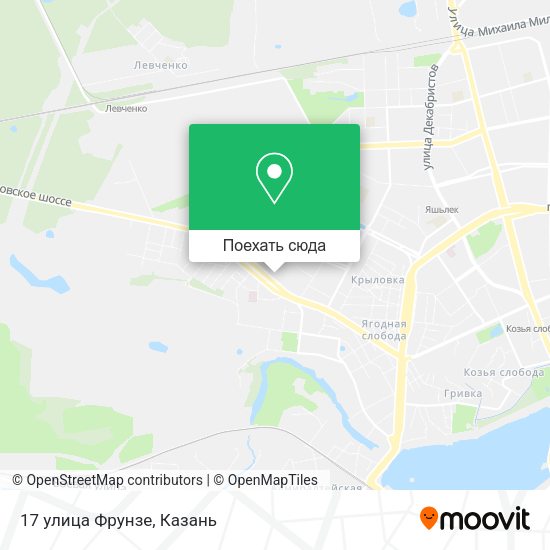 Карта 17 улица Фрунзе