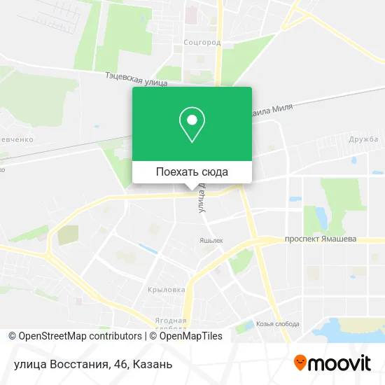 Карта улица Восстания, 46