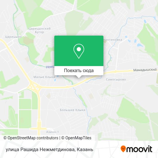 Карта улица Рашида Нежметдинова