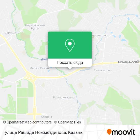 Карта улица Рашида Нежметдинова