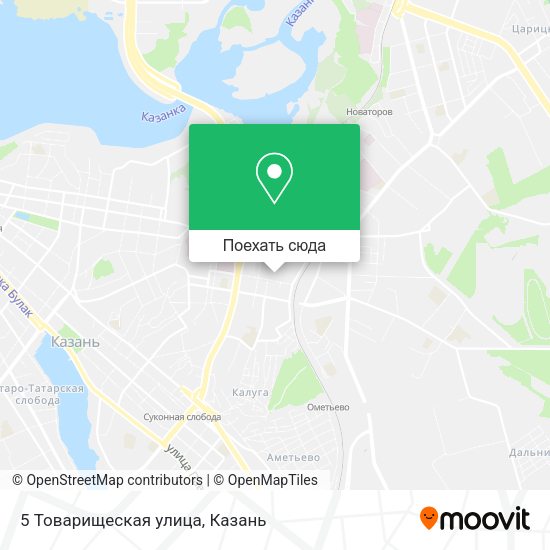 Карта 5 Товарищеская улица