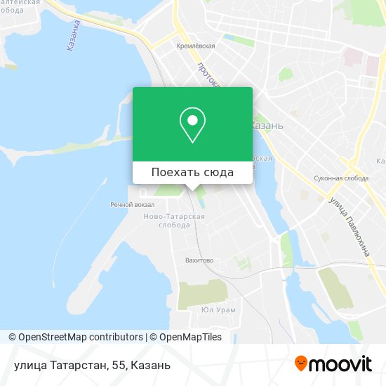 Карта улица Татарстан, 55