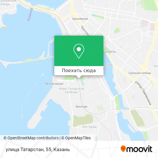 Карта улица Татарстан, 55