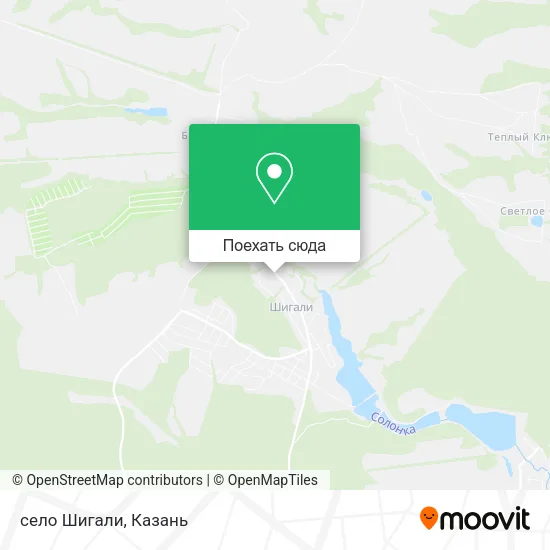 Карта село Шигали