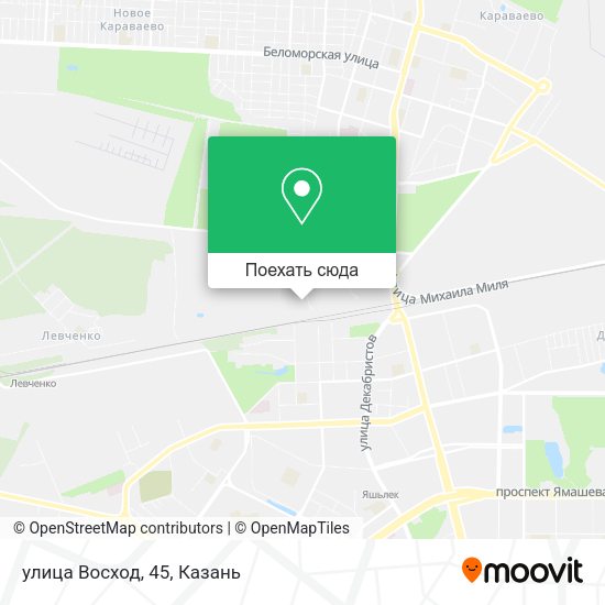 Карта улица Восход, 45
