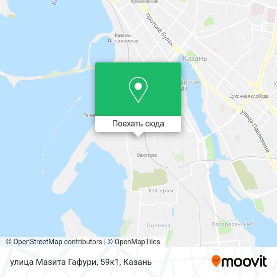 Карта улица Мазита Гафури, 59к1