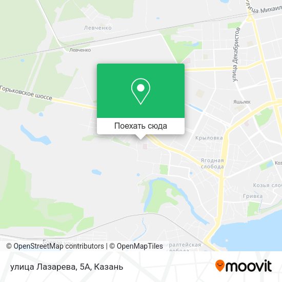 Карта улица Лазарева, 5А