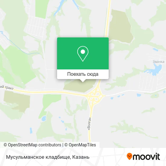 Карта Мусульманское кладбище