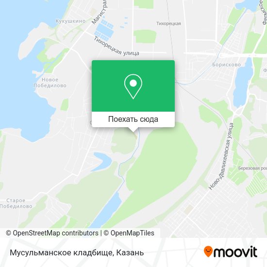 Карта Мусульманское кладбище