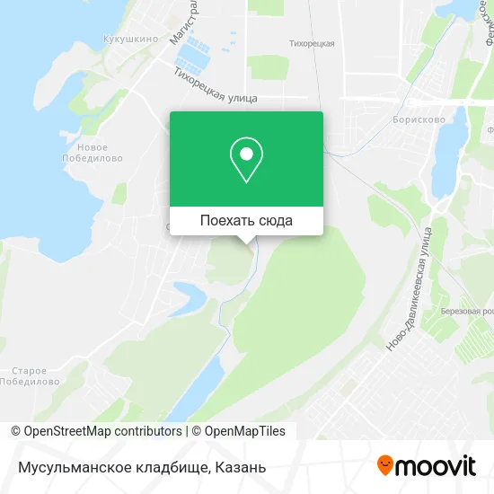 Карта Мусульманское кладбище