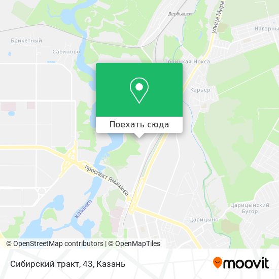 Карта Сибирский тракт, 43