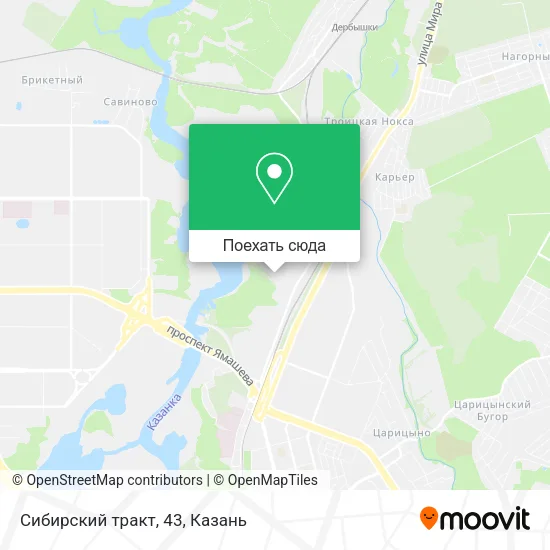 Карта Сибирский тракт, 43