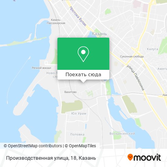 Карта Производственная улица, 18