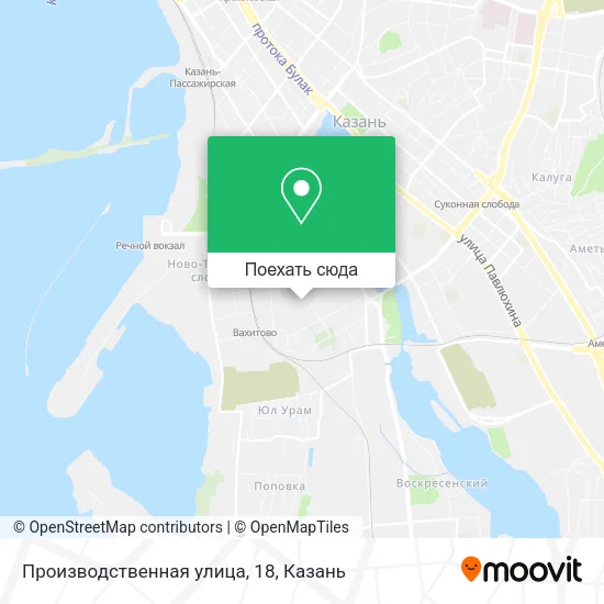 Карта Производственная улица, 18