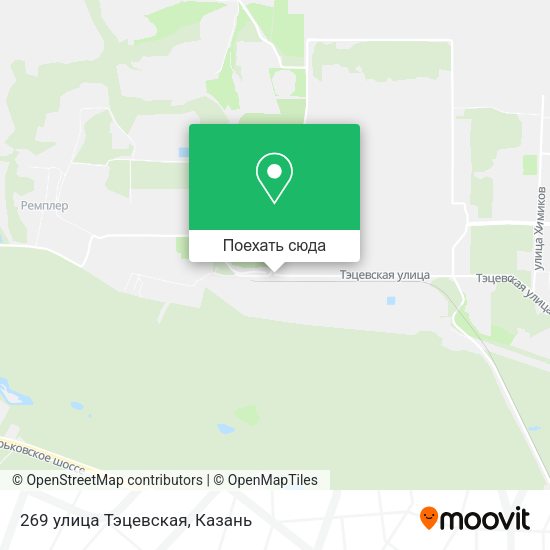 Карта 269 улица Тэцевская