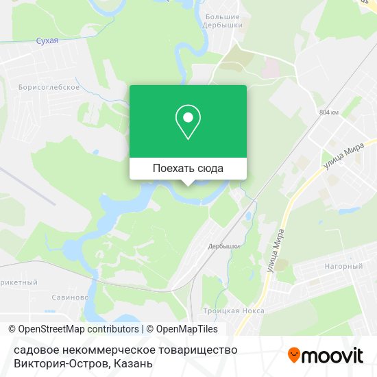 Карта садовое некоммерческое товарищество Виктория-Остров