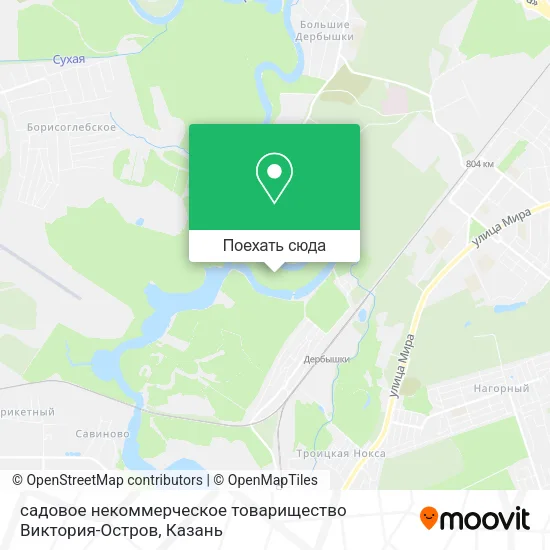 Карта садовое некоммерческое товарищество Виктория-Остров