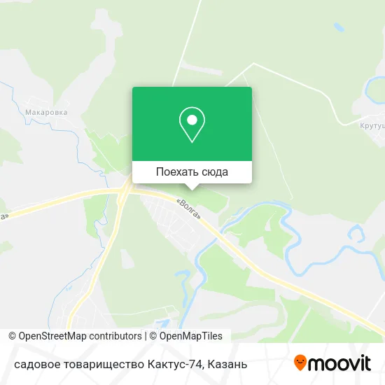 Карта садовое товарищество Кактус-74