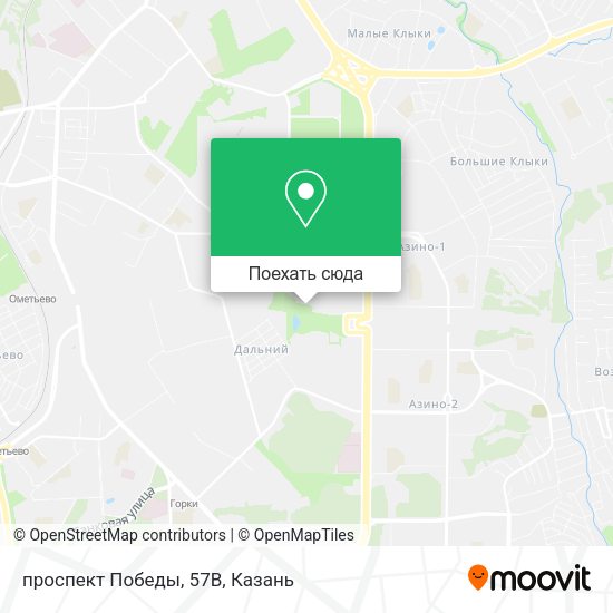 Карта проспект Победы, 57В