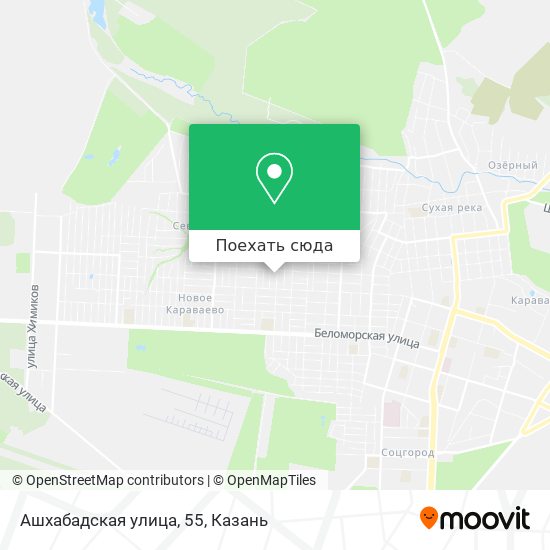 Карта Ашхабадская улица, 55