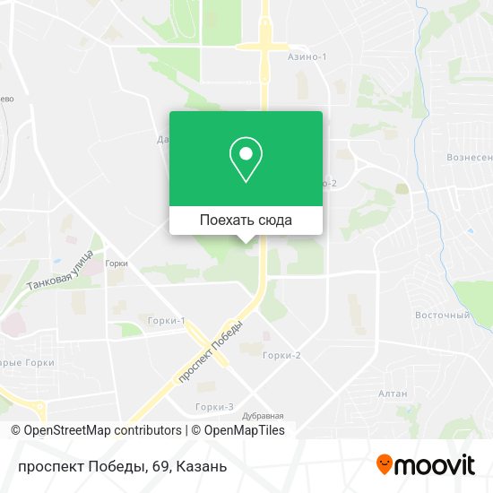 Карта проспект Победы, 69