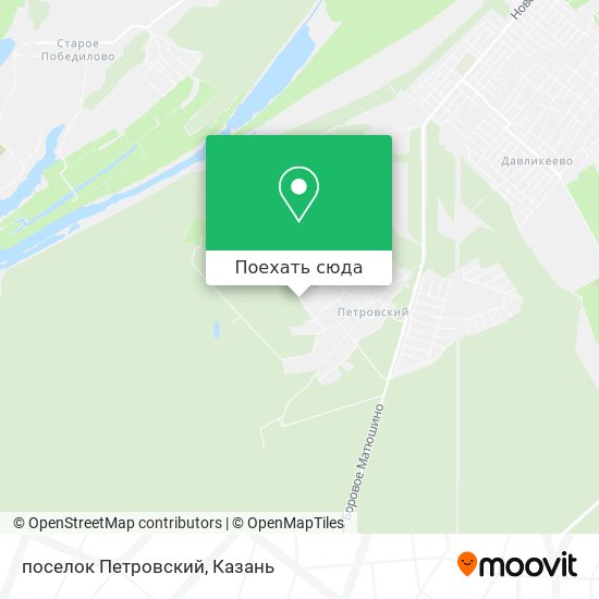 Карта поселок Петровский