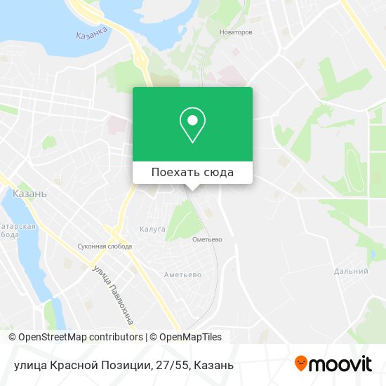Карта улица Красной Позиции, 27/55