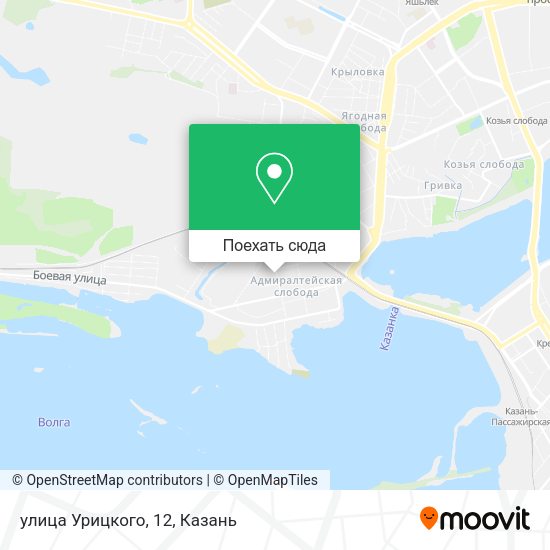 Карта улица Урицкого, 12