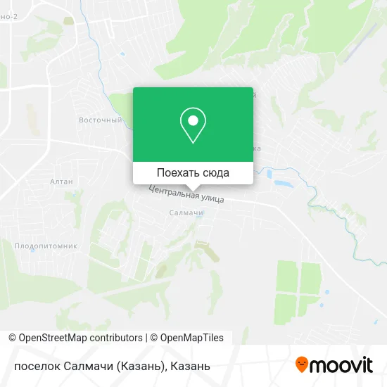 Карта поселок Салмачи (Казань)