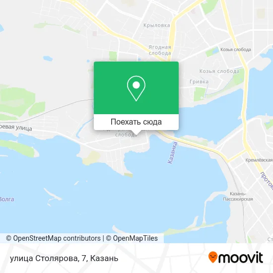 Карта улица Столярова, 7