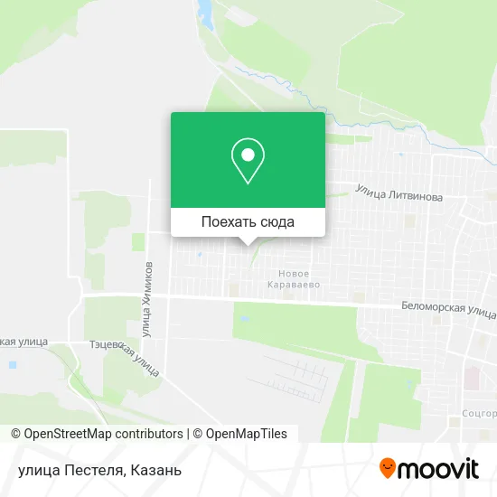 Карта улица Пестеля